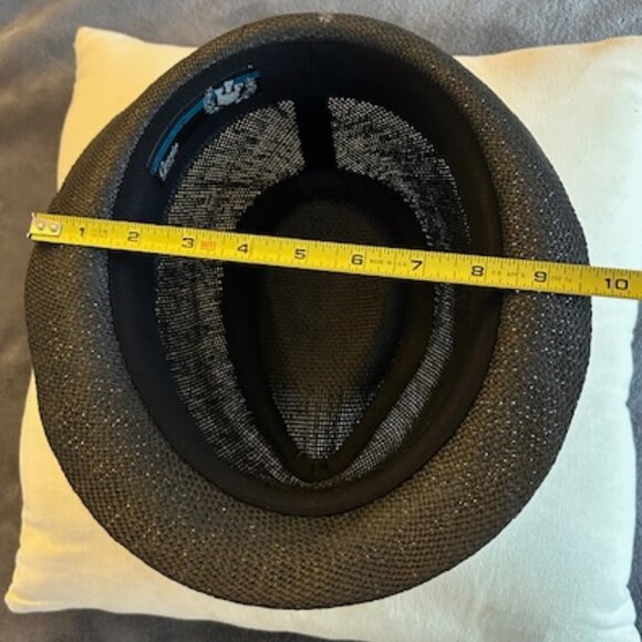 Goorin Braided Straw Fedora - Black - Picture 8 of 9